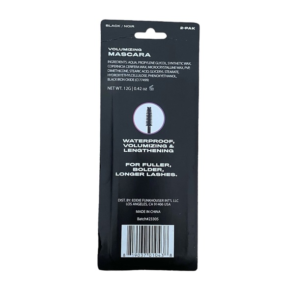 Eddie Funkhouser Volumizing, Waterproof &
Lengthening Mascara Black / Noir NEW - Picture 4 of 4